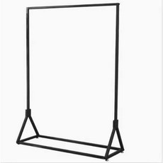 의류매장 전신거울 스탠드 거울 옷가게 인테리어 골드, 100x200cm 블랙