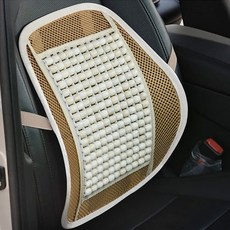 PU_자동차 망사 허리 통풍시트, 1개, 화이트