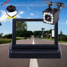 Bileeko 후방 카메라 모니터 TFT LCD 10.92cm 초고화질 HD 접이식 광각, Bileeko 후방 카메라 모니터 TFT LCD 10.