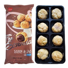 삼립 냉동 달콤한 초코슈 150g (8입) 아이스슈크림빵 디저트 어린이간식 과자, 1개