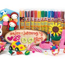 동아 라인클레이 일반(12색 48본) 형광&야광(5색 40본) 칼라점토 클레이 만들기 찰흙놀이, 형광+야광(5색 40본입)