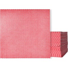 JEBBLAS 일회용 청소 타월 및 식기 재사용 가능한 핸디 물티슈 50개팩 파란색, Red