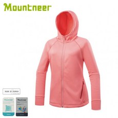 Mountneer 女 四彈針織保暖連帽外套