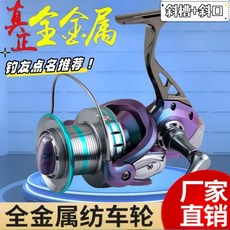 漁人百寶閣 22軸全金屬16000大型魚輪 防海水拋投大物錨魚輪紡車輪魚線輪漁輪, 1個, 炫彩鋼拔鯉【20+2】軸 大斜口無間隙,8000系列【中杯】