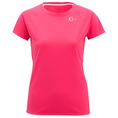 【C3fit】女 排汗衣 Stream Fit系列 桃紅/白 NO.3FW45102