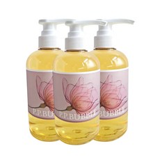 P.P Bubble 沐浴露-玫瑰天竺葵, 3個, 500ml