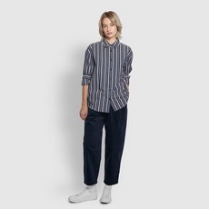 JAJU 여 루즈핏 스트라이프 셔츠 J115303003058 650497