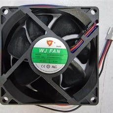 솔팬 WJB2802524H-R30 2볼타입 / WJ팬 / DCFAN / DC24V 냉각팬 / 80mm x 25mm 사이즈 쿨링팬, 단품, 1개