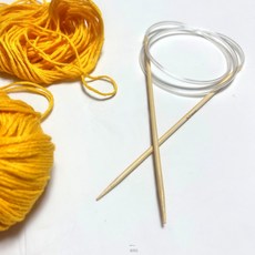 3mm 대바늘 뜨개질 줄바늘, 1개