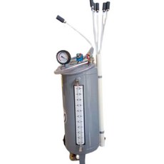 오일 석션기 엔진 펌핑기 공압식 흡입기 펌프 교환기 익스트랙터 카센터 정비, 12L 오일 추출기 6개 튜브 포함