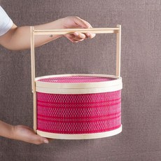 정리함 보관 빈 피크닉 달 계란 등나무 위커 통 짠, 1개