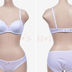 한스리빙 주니어 3단계 A컵 브라팬티세트 청소년속옷