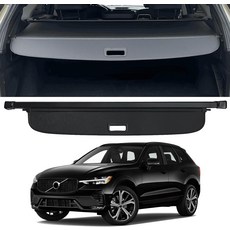 2018-2025 볼보 XC60 카고 커버와 호환되는 접이식 트렁크 커버 후면 액세서리 개인정보 보호 화면, Volvo XC60