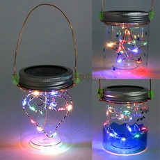 (SA) 어두워지면 빛나는 와이어 조명등(충전지포함)