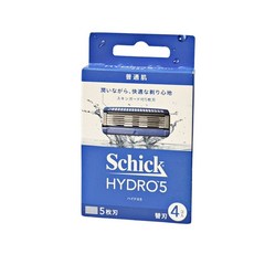 Schick Hydro 5 刮鬍刀替刃 舒適剃鬍 4入, 1, 4