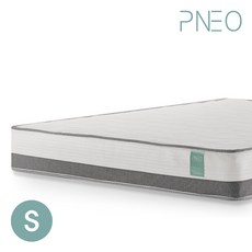 프네오 자고10 벨로아 CL라텍스 독립스프링 매트리스 23cm S, 화이트