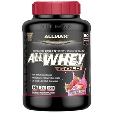 ALLMAX 分離乳清蛋白粉, 草莓, 1入, 2.27公斤