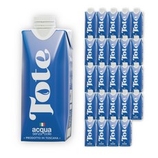 [백화점입점] Tote 수입생수 팩생수 종이팩 미니 생수, 8개, 500ml
