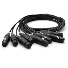 Mogami 2932 D-Sub 轉 XLR 音源線, 1個, XLR母頭,2米