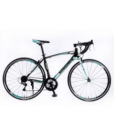 BIKEONE MG3 700C彎把21速SHIMANO公路車搭載副煞前後快拆設計專為入門練騎而生的男女學生公路跑車首選, 比馳綠, 1個