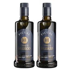 Casas De Hualdo 皮誇爾特級初榨橄欖油, 2個, 500ml