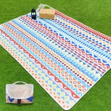 라네뜨 초경량 포켓 피크닉 인디언 돗자리, 아즈택 패턴 아이보리