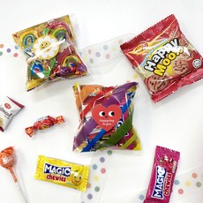 베이빈 레인보우 간식 구디백, 1개, 5종