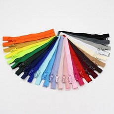 15cm 5호 비슬론 닫힌지퍼 파우치지퍼 플라스틱지퍼, 1개, 블랙