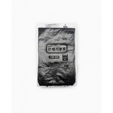 도모아 손잡이 대용량 쓰레기 봉투 60L 검정색 50매, 단품, 1개, 1ml