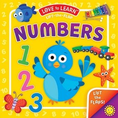 (영문도서) Numbers - Love to Learn Lift-The-Flap Board Books, Rainstorm, English, 9781926444659