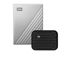 WD My Passport Ultra For Mac USB C 맥용 외장하드 + 파우치, 2048GB, 실버