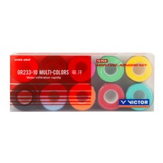 Victor 勝利 GR233-10 多彩mySocket 握把布 10入裝, 1個