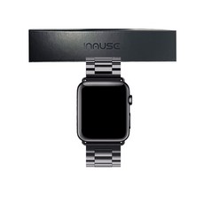IMMUSE Apple Watch SE 6/5/4/3/2/1 優質金屬錶帶, 黑色 38*40mm