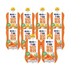 베베쿡 처음먹는 제주당근 퓨레, 10개, 80g, 당근맛