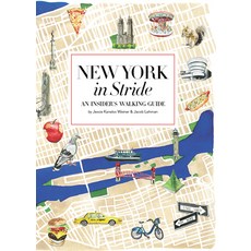 (영문도서) New York in Stride: An Insider's Walking Guide Paperback, Rizzoli International Publi..., English, 9780847866601