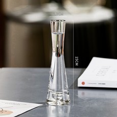 透明玻璃迷你花瓶 15cm 水培花器 插花擺飾, 單隻花花瓶 - 15平口1*108