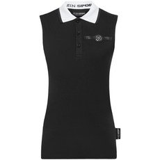 플레인스포츠 민소매 폴로 탑