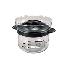 HARIO 耐熱可微波便利飯釜, 1個, 1~2杯米(XRCN-2-B)