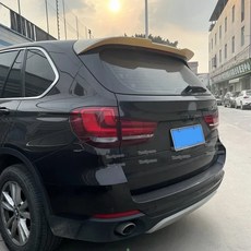 BMW X5 F15 스포일러 14-18 고급 ABS 글로시 블랙 카본 룩 리어 루프 트렁크 윙 호환, 미도색