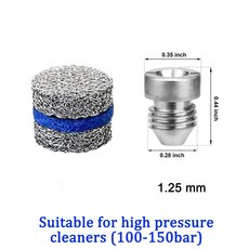 새로운 폼 오리 노즐 팁 및 메이커 메쉬 필터 자동차 세척용 0 9MM 1 4MM 생성기, 3 layers and 1 25