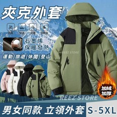 台灣出貨 連帽防風衝鋒衣 男女同款 防潑水面包服外套 防寒衝鋒外套 防風禦寒保暖棉服 冬季棉襖外套 石墨烯發熱保暖外套