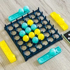 바운스 빙고게임 초등학생 휴대용 보드게임 탁구공 카드, 1개