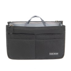 《小日子家居館》化妝包 大容量ins風高顏值時尚內膽包 雙拉鍊手提整理收納袋