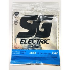 老羊樂器店 電吉他弦 鎳弦 SG strings, 1個, 09-42