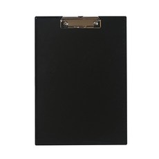 나리아오피스 서류 문서 컬러 클립보드 A4, 1개, 블랙