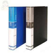 파일 비닐 3공O링바인더 3cm A4 B645-7 검정, 단품