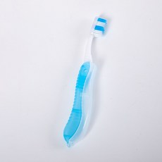 1PC 접이식 칫솔 휴대용 소형 여행 캠핑 소프트 칫솔 위생 Unisex 구강 케어 청소 도구, LBL, 1개