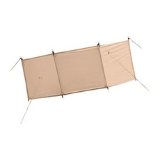 휴대용 야외 캠핑 스토브 윈드 스크린 보관 가방 포함 접이식 옥스포드 천 요리 방풍 보호 프라이버시 스크린, Khaki Rectangle 250, [02] Khaki Rectangle 250, 1개