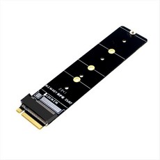 M.2 NVMe M 키 보호 PCB 보드 변환기 PCIe 4.0 솔리드 스테이트 드라이브 보호기 어댑터 지원 2230 ~ 2280, 1개, 검은색