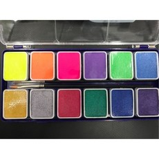 12色人體彩繪顏料 萬聖節/COSPLAY必備